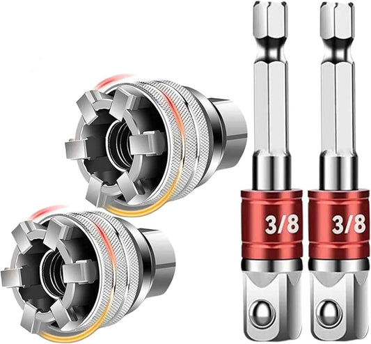 Multifunctional Universal Socket Wrench – A versatile repair tool; an adjustable universal socket compatible with 3/8-inch drive ratchets, torque wrenches, and power drills.