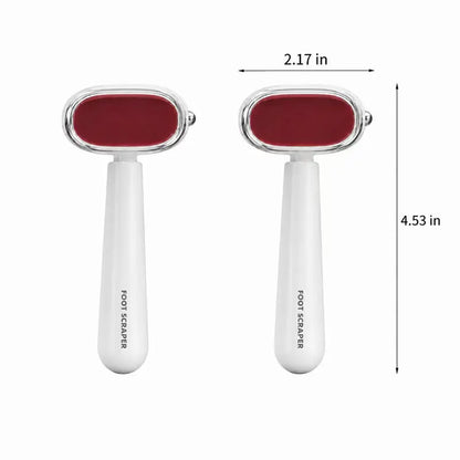 🔥 Dual-Sided Foot Callus Remover - Handheld Manual Foot Care Tool with , Safe Heels Exfoliator for Thick Hard Cracked Skin Corns, Callus Remover For Feet