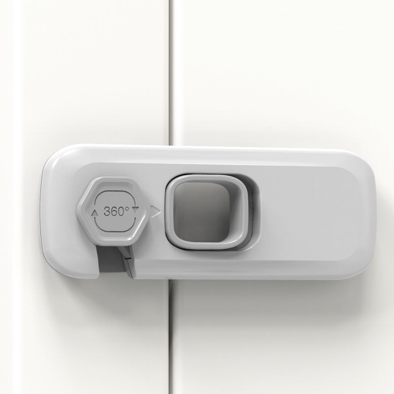 🔒 Adhesive Safety Latches – Tool-Free ABS Locks for Refrigerators, Cabinets & Appliances