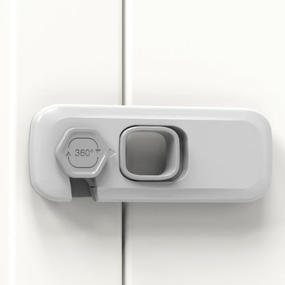 🔒 Adhesive Safety Latches – Tool-Free ABS Locks for Refrigerators, Cabinets & Appliances