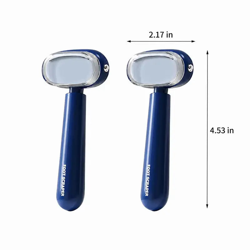 🔥 Dual-Sided Foot Callus Remover - Handheld Manual Foot Care Tool with , Safe Heels Exfoliator for Thick Hard Cracked Skin Corns, Callus Remover For Feet