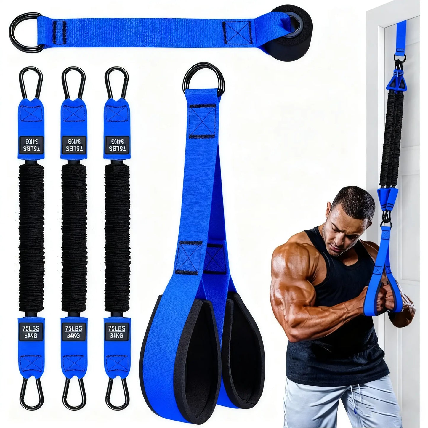 💪 Adjustable resistance training system | Suitable for full-body strength training
