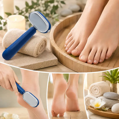 🔥 Dual-Sided Foot Callus Remover - Handheld Manual Foot Care Tool with , Safe Heels Exfoliator for Thick Hard Cracked Skin Corns, Callus Remover For Feet